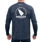 WINDSURFER Men's UV Performance L/S Tech Top - Charcoal - CUSTOM
