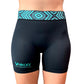 VOCEAN Women's Paddle Shorts - Black/Teal